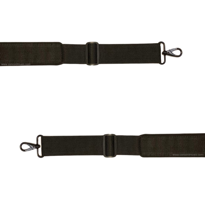 Gewa Shoulder Strap replacement, black hardware 392.400
