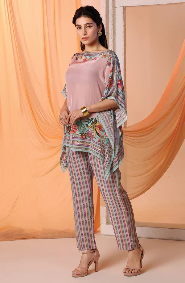 Pink Arani Kafan Set