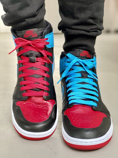 Flat Thin - Basics Flat Thin Laces - UNC Blue