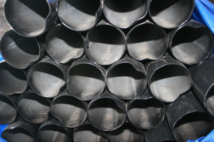 2-1/2" x .055 x 6' Residential Black Pipe for Chain Link Fences
