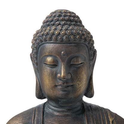 22.75"H MGO Meditating Buddha Statue