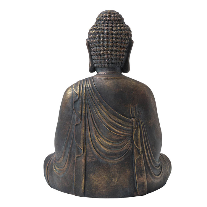22.75"H MGO Meditating Buddha Statue
