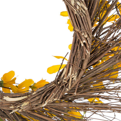 24"D Artificial Winter Jasmine Wreath