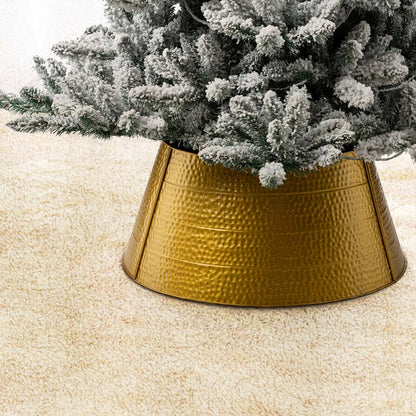26"D Golden Hammer-harden Metal Tree Collar