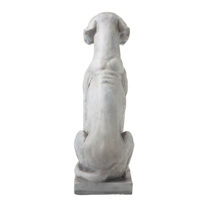 28.25"H MGO Sitting Labrador Retriever Dog Statue