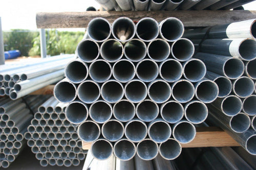 3"  x .110 x 13' CR20 Commercial Galvanized Pipe for Chain Link Fences