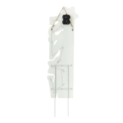 36"H Lighted Wooden Snow Gauge Yard Stake or Wall Décor (2 Functions)