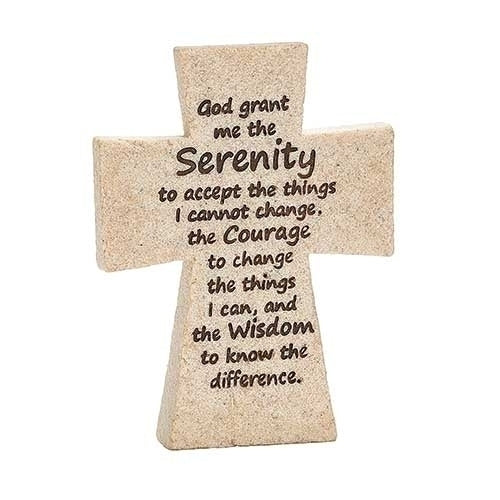 4.25"H Serenity Cross Faithstones