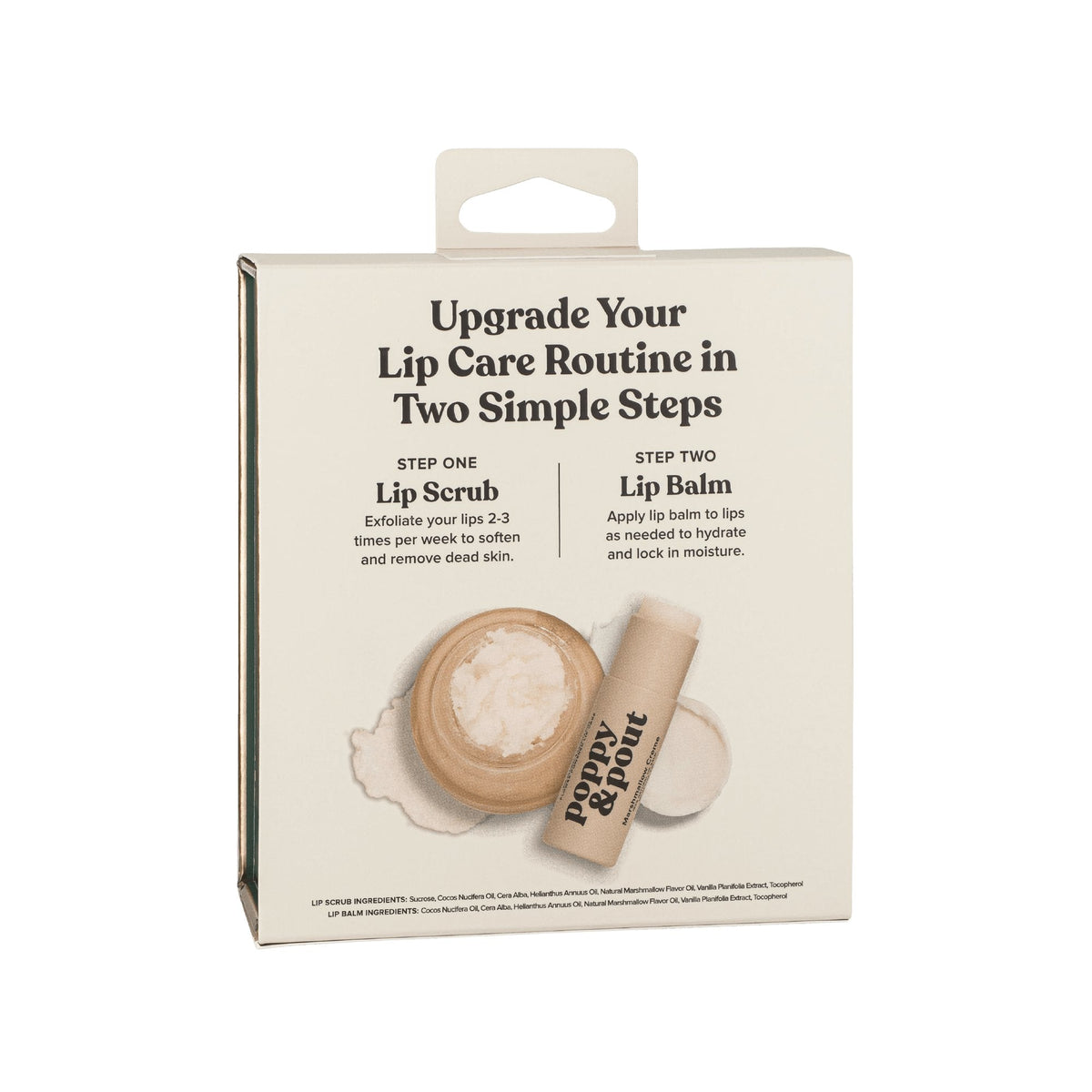 POPPY & POUT - Lip Care Duo - Marshmallow Creme