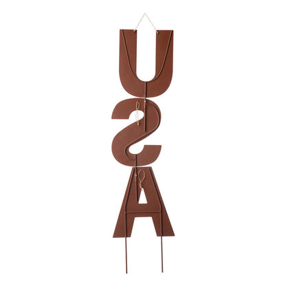 46"H USA Metal Vertical/Horizontal Yard Stake
