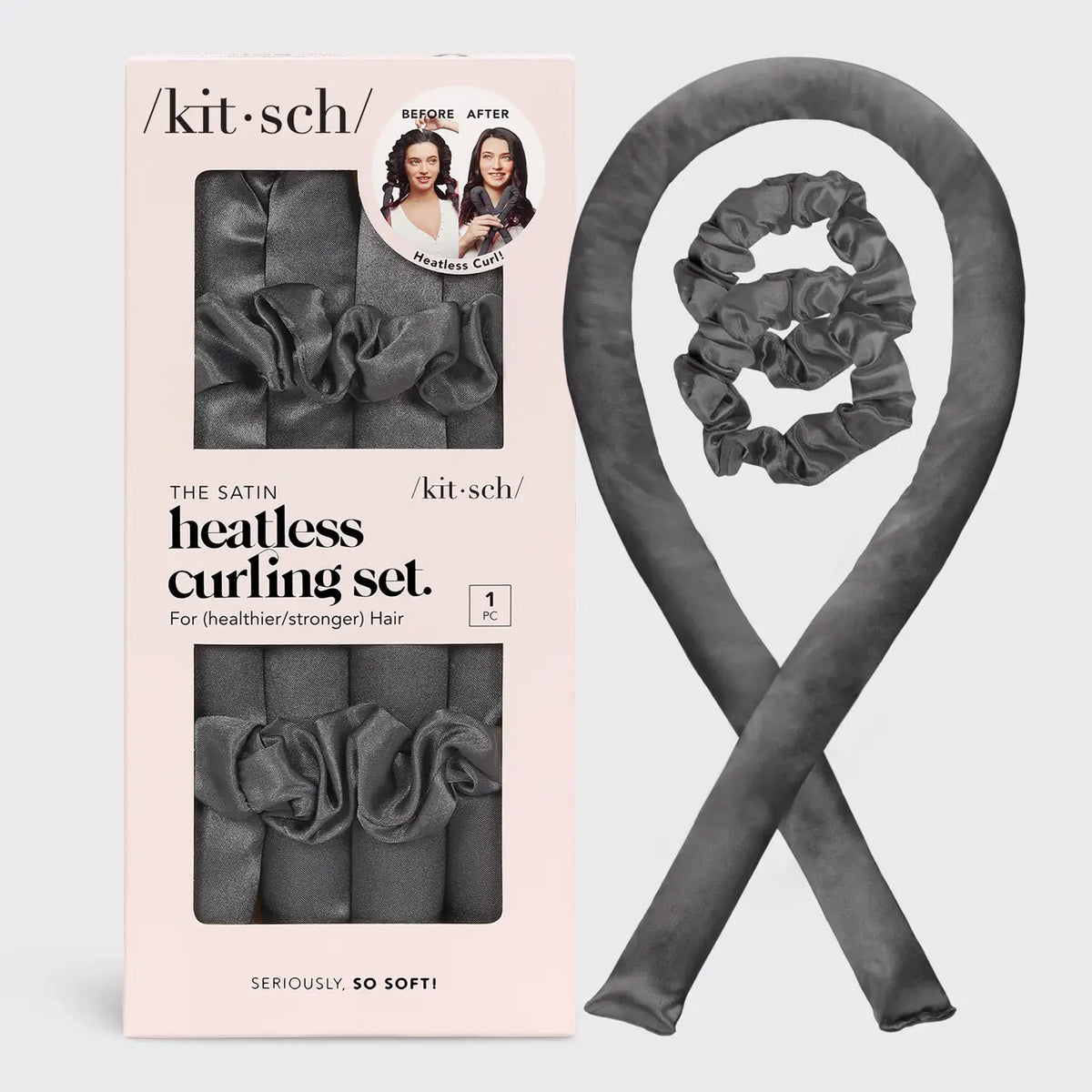 KITSCH - Satin Heatless Curling Set - 2 Colors!
