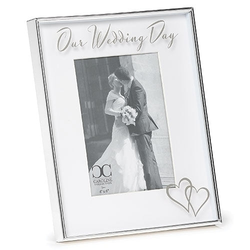 8.75"H Our Wedding Day Frame