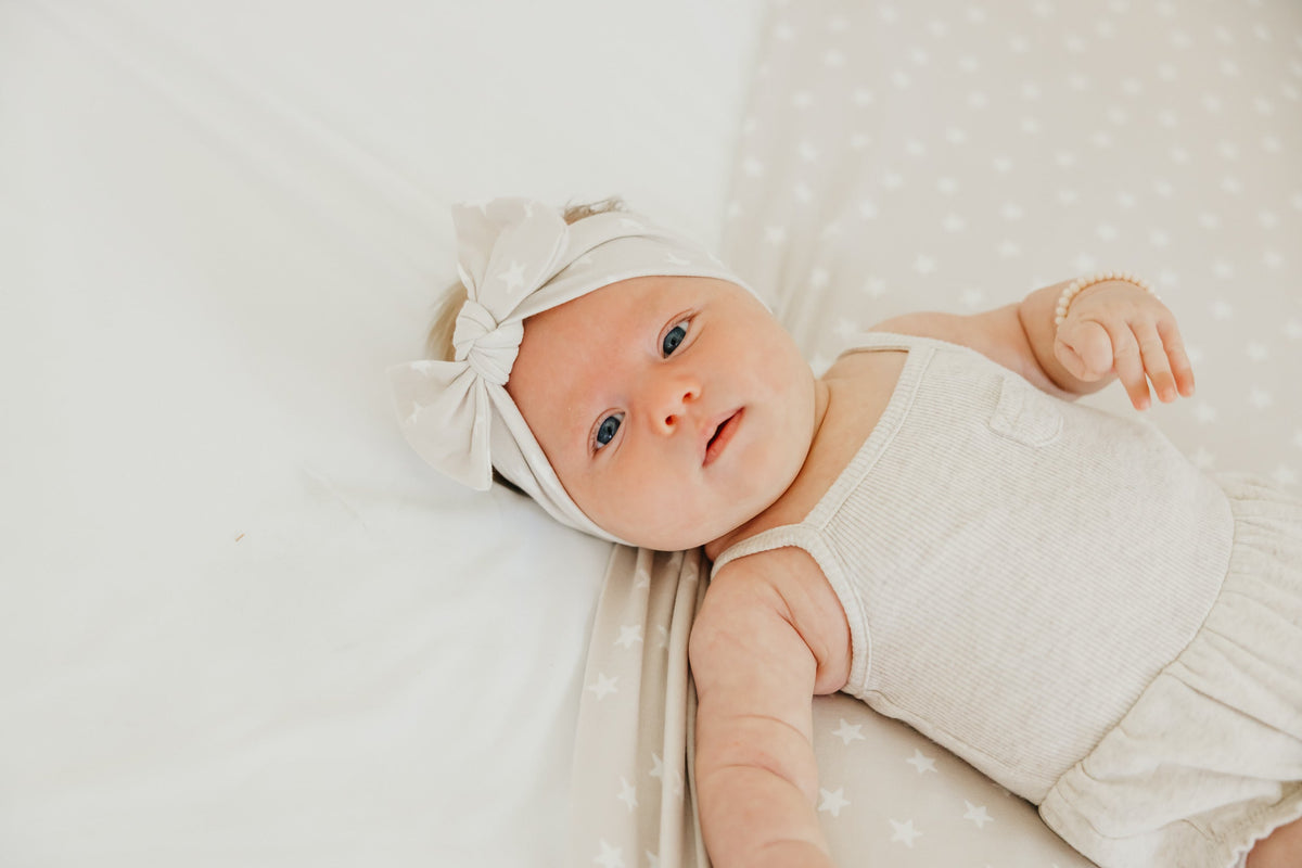 Knit Headband Bow - Twinkle