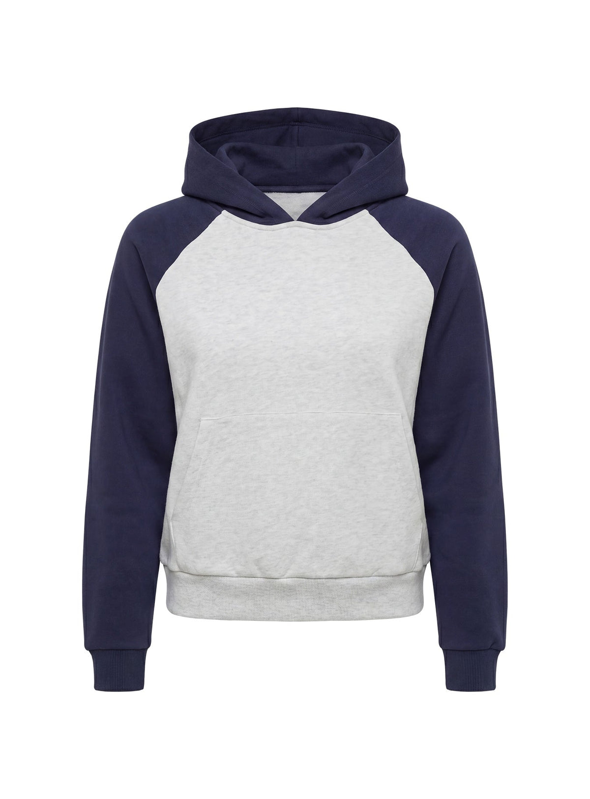 Trooper Contrast Hoodie Navy / Grey