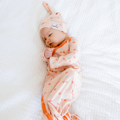 Newborn Knotted Gown - Cheery