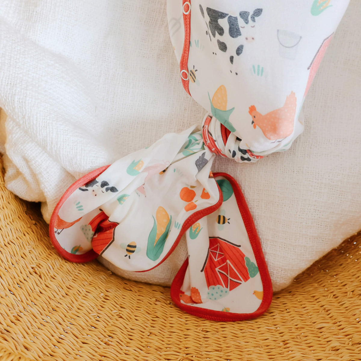 Newborn Knotted Gown - Farmstead