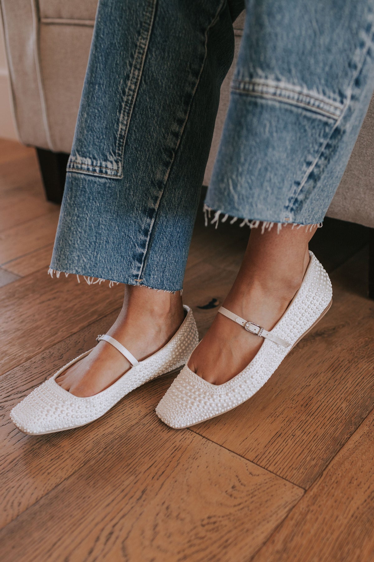 DOLCE VITA - Reyes Pearl Ballet Flats