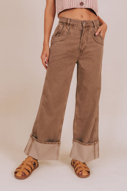 FREE PEOPLE - Final Countdown Mid Rise Pants - 2 Colors!
