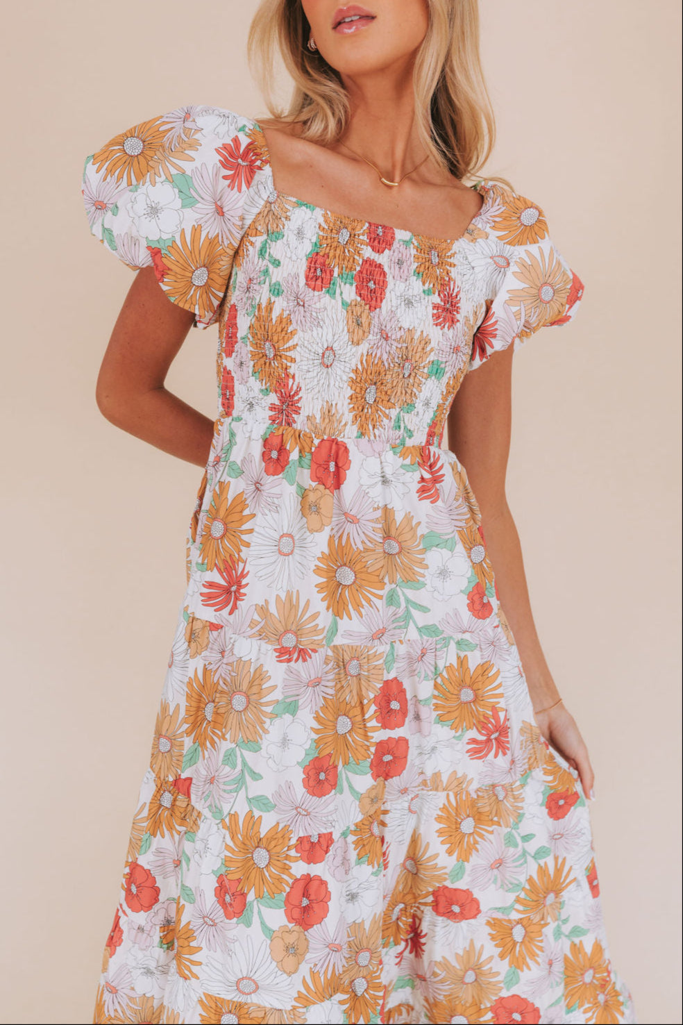 Flowing Flowers Dress