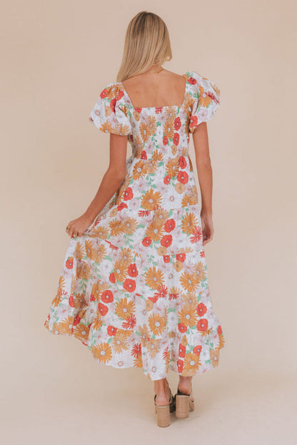 Flowing Flowers Dress