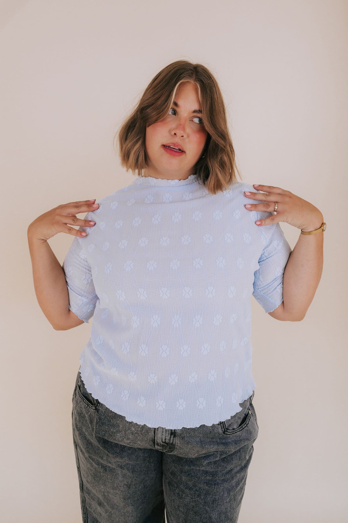 PLUS SIZE - Head In The Clouds Top