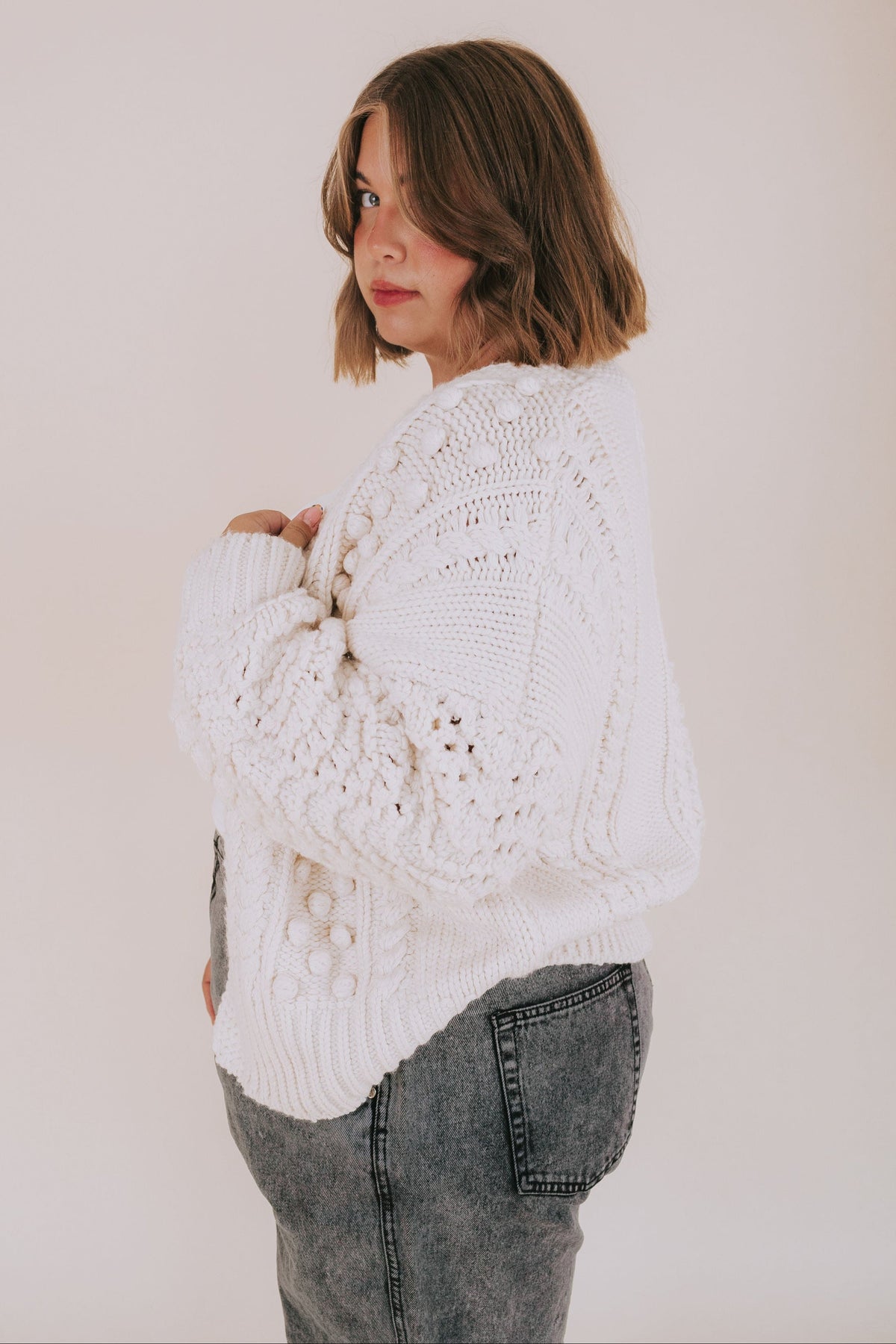 PLUS SIZE - Stay Right Here Cardigan