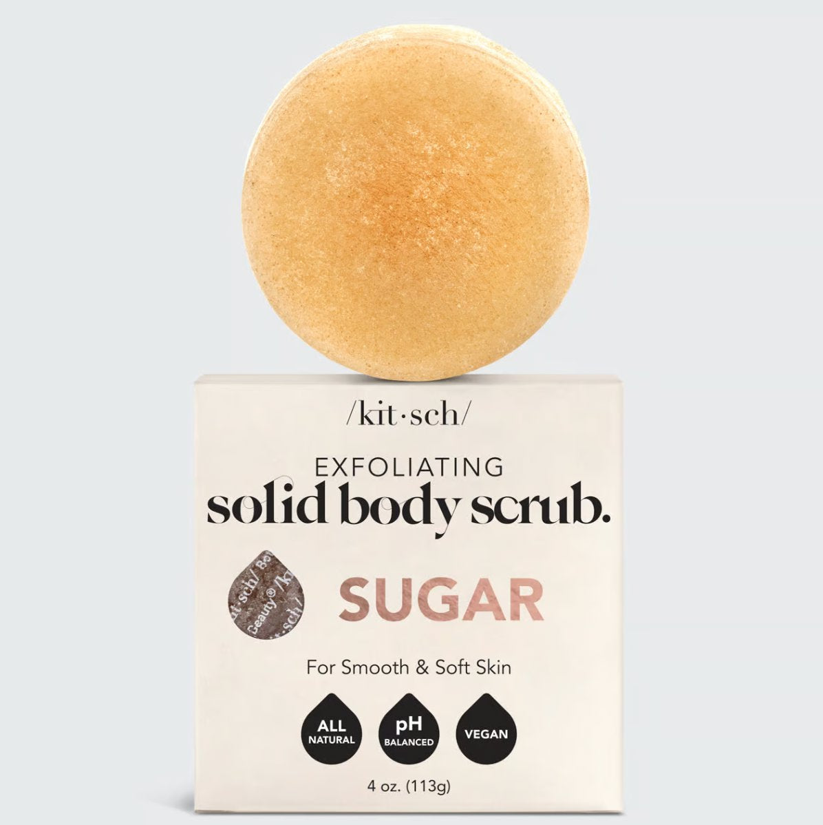 KITSCH - Sugar Exfoliating Body Scrub Bar