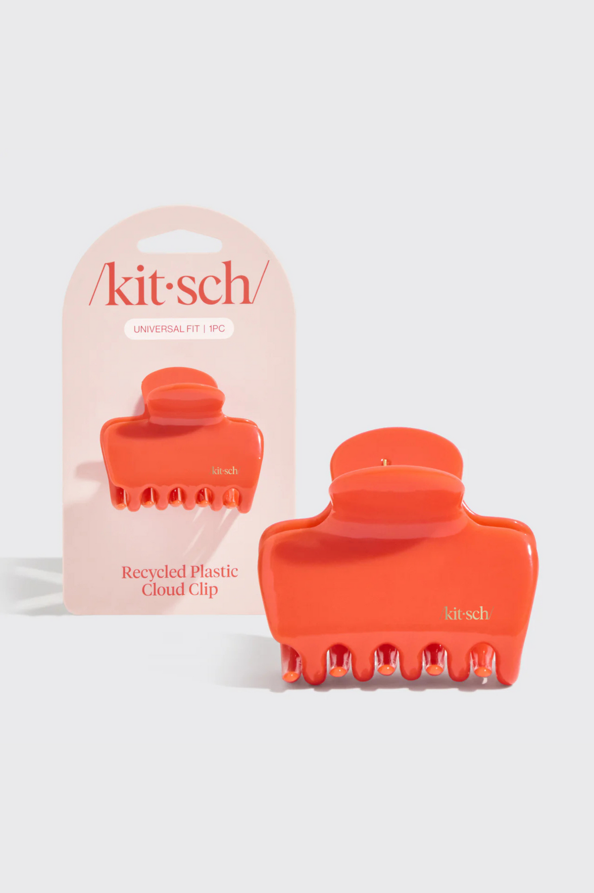 KITSCH - Recycled Plastic Medium Cloud Clip - Cherry