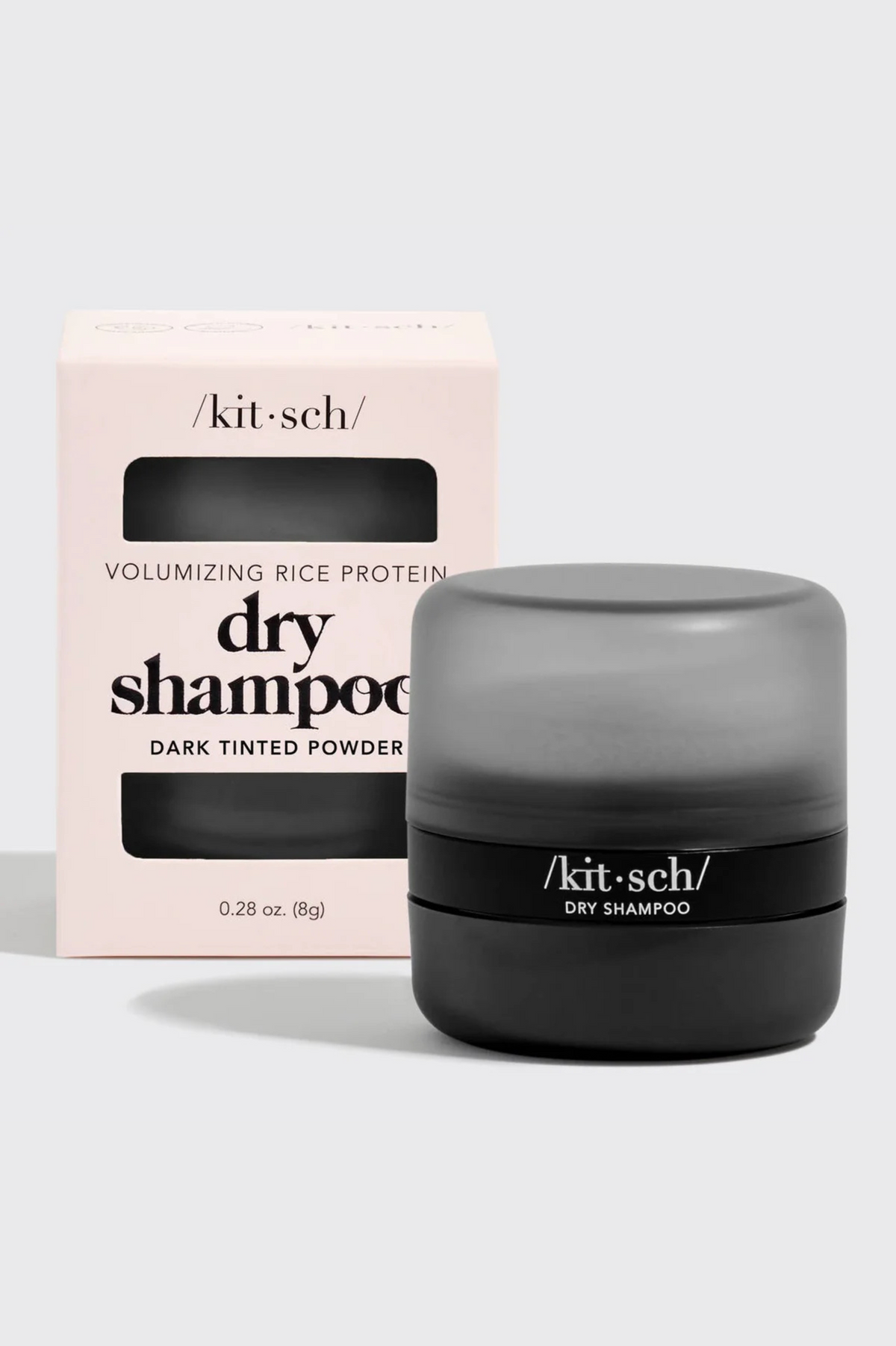 KITSCH - Volumizing Rice Protein Dry Shampoo - Dark Tinted Powder