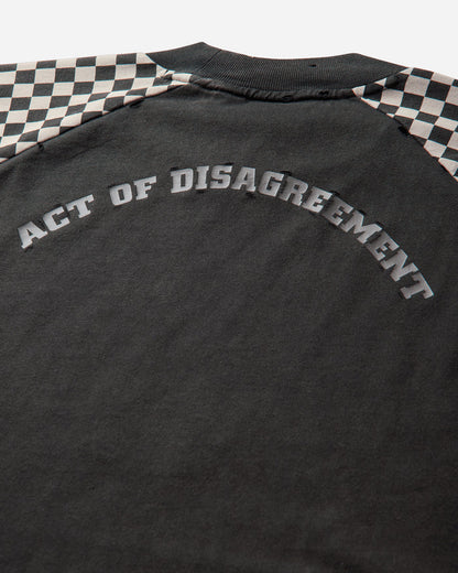 Vans Aod Racing Longsleeve T Shirt Black/White T-Shirts Longsleeve VN000TWXY281