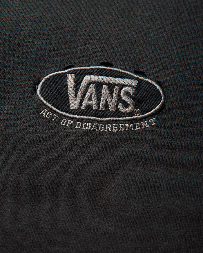 Vans Aod Racing Longsleeve T Shirt Black/White T-Shirts Longsleeve VN000TWXY281