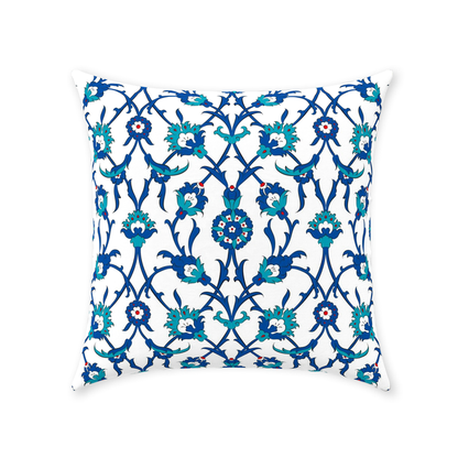 Amira Ottoman Cotton Pillows Blue Green