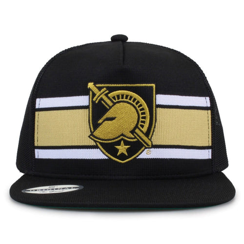 United States Military Academy (Army) Class of '92 trucker hat, front view with embroidered logo and stripes