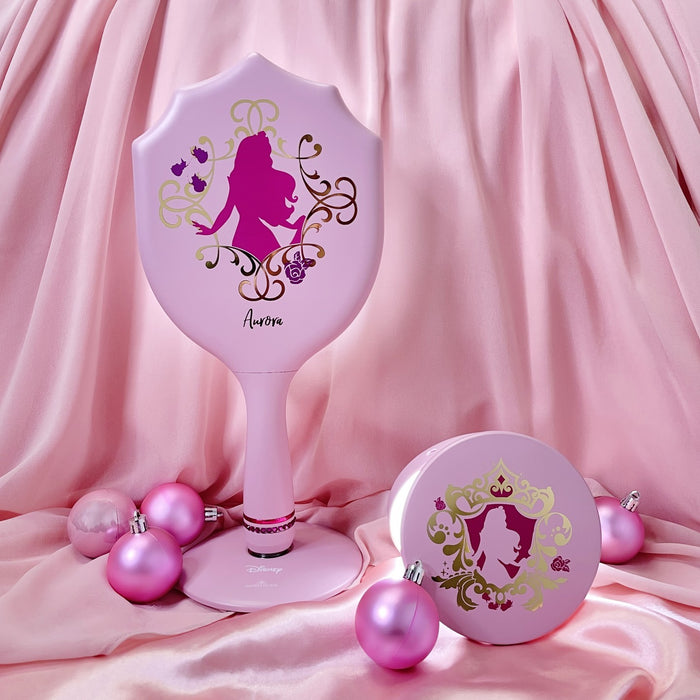 Aurora LED Handheld Makeup Mirror With Standing Base