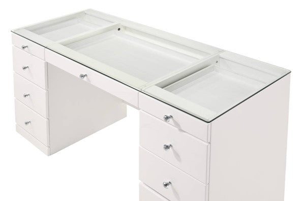 B4850 WHITE AVERY VANITY SET