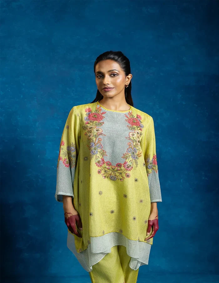 Baghira Appiqued Kurta set
