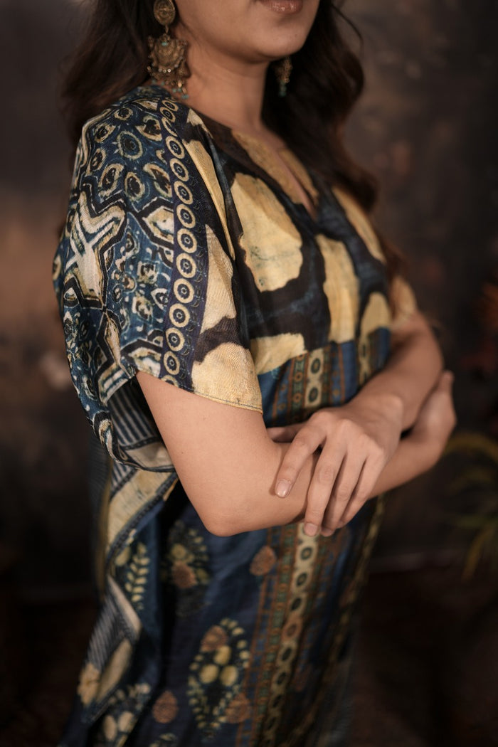 Banarasi Tulsi Kaftan