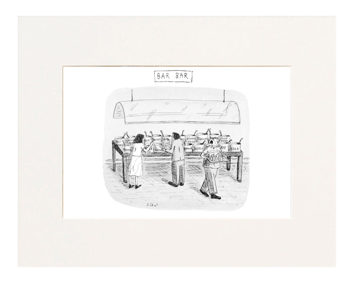 Bar Bar Cartoon Print
