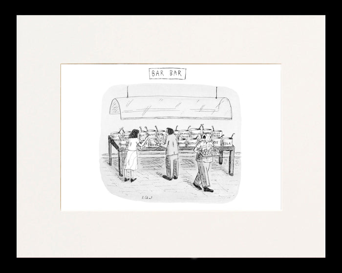 Bar Bar Cartoon Print