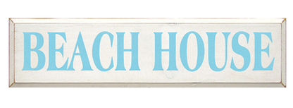 Beach House Wooden Sign