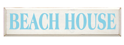 Beach House Wooden Sign
