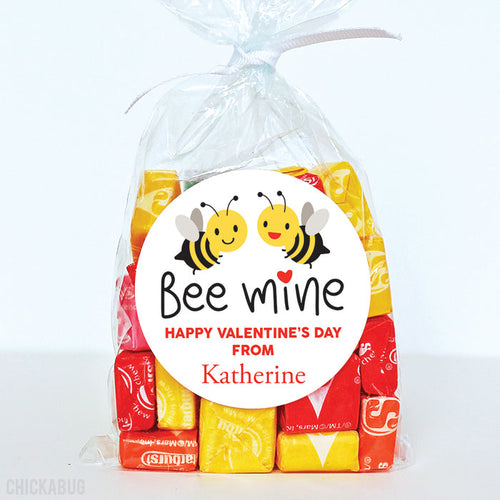 Bee Mine Valentine's Day Stickers