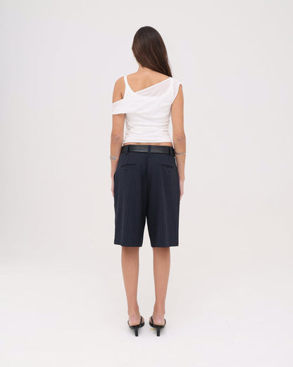 Bermuda Short - Ink Pinstripe