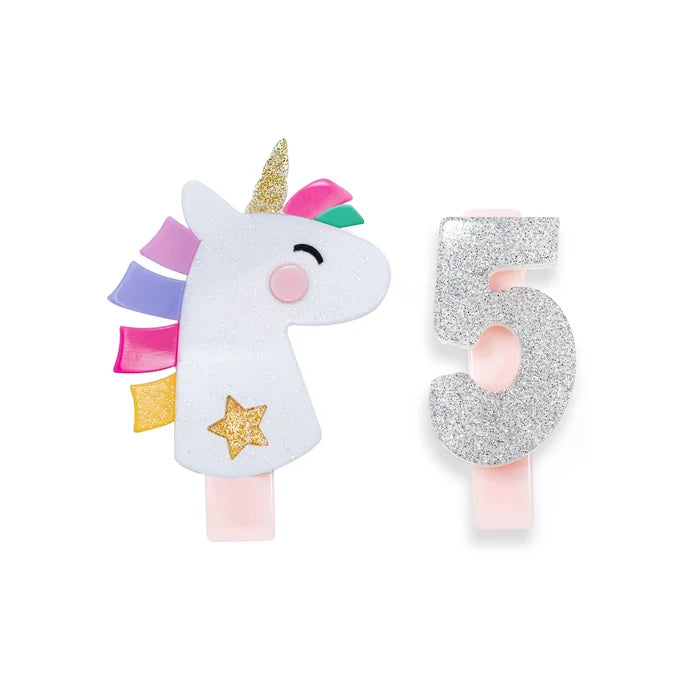 Birthday Alligator Clips