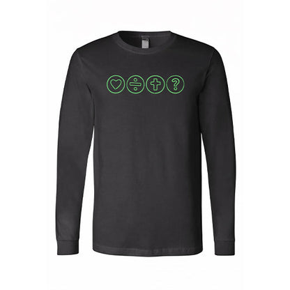Black BELLA+CANVAS Long Sleeve Tee