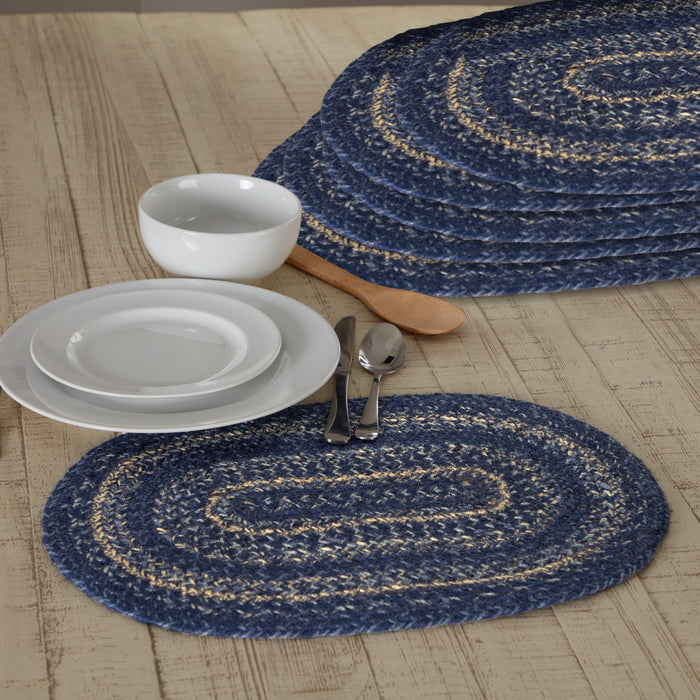 Bluefalls Braided Placemats Set of 6