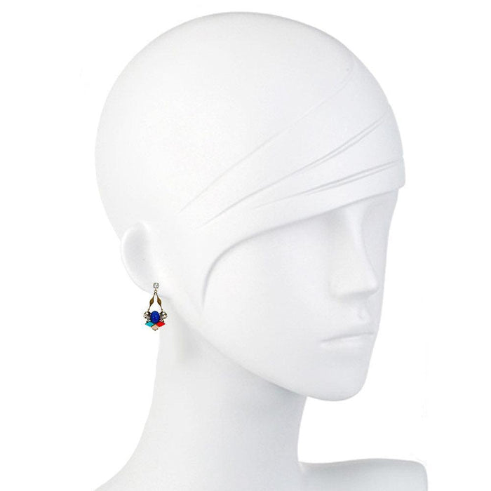 Bronze Statement Earrings-Anton Heunis-Swag Designer Jewelry
