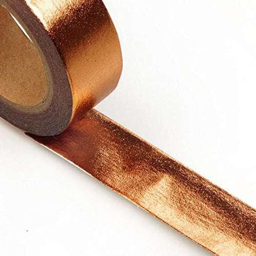 Bronze Washi Tape - 9/16in. X 10 Yards - Metallic Foil (pm34450109)