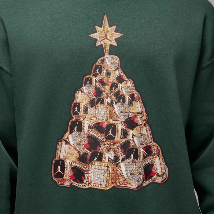 Jordan Brooklyn Fleece Men's Holiday Crew-neck Sweatshirt