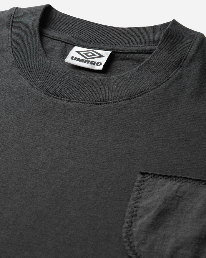 Umbro Censored T Shirt Washed Black T-Shirts Top UBMW0669JY186 BLK0020